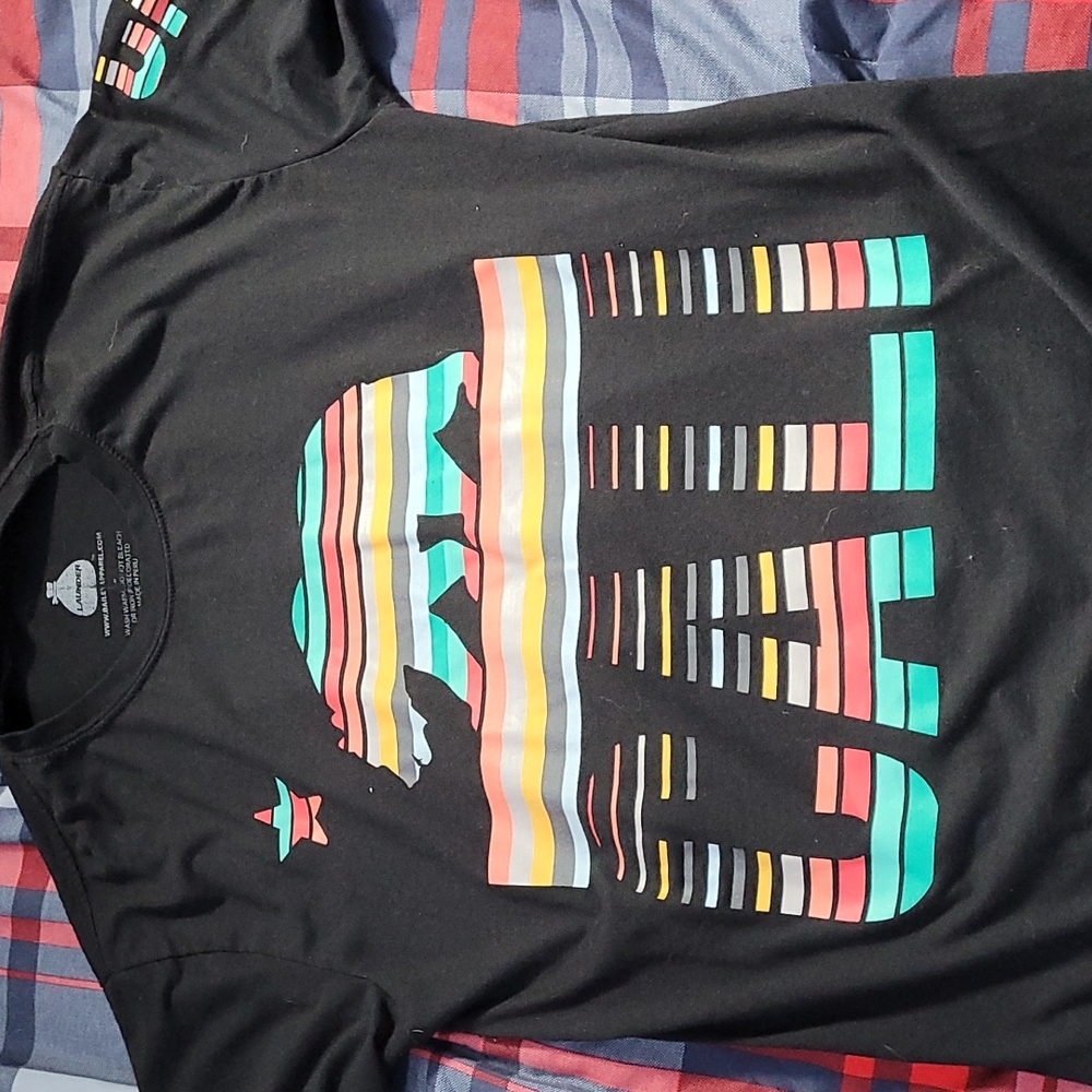 This is a Black Launder Long Sleeve Shirt. The size is a Large.